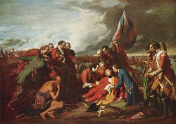 death of Wolfe